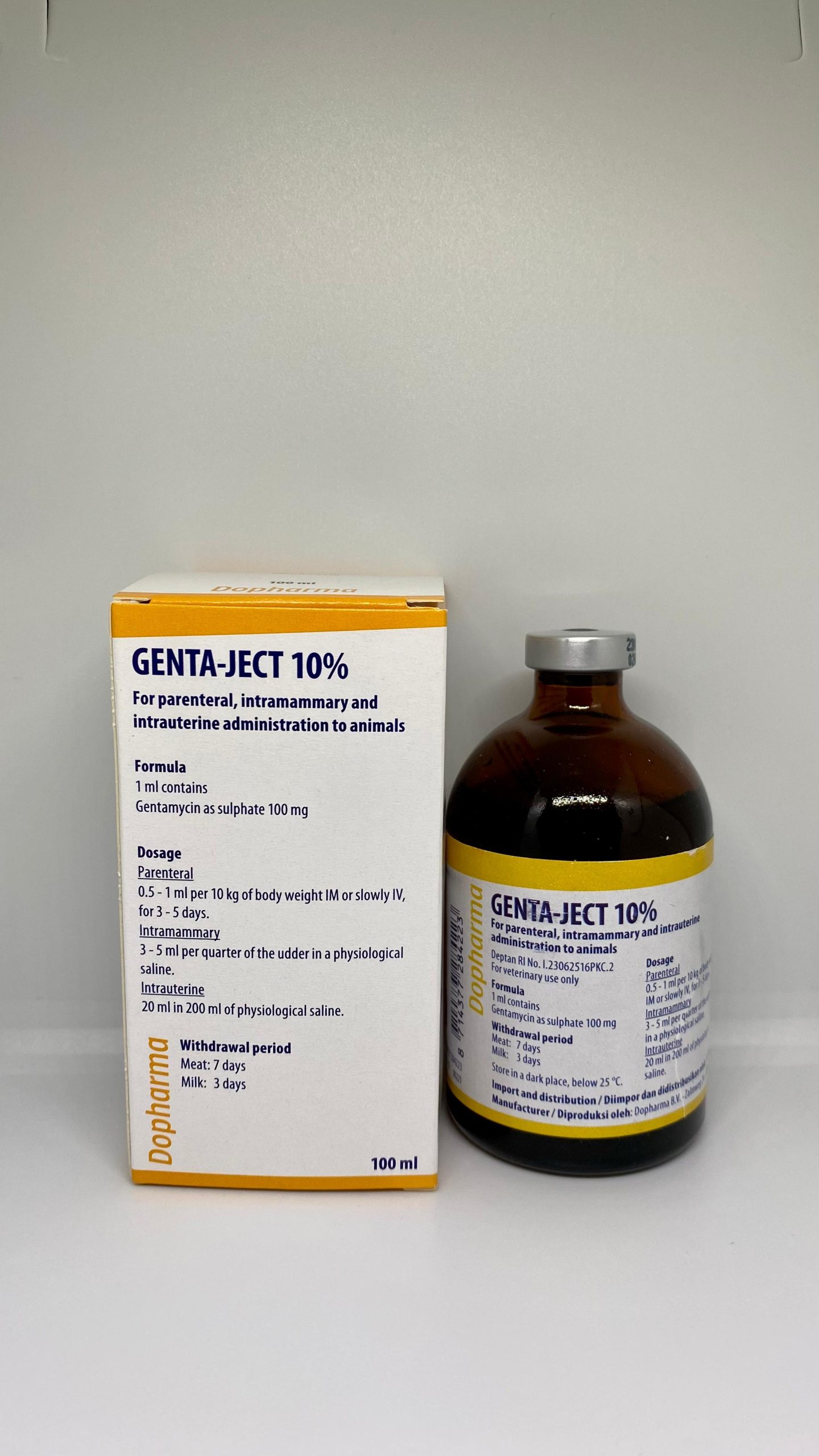 GENTAJECT 10% 100ML - CV ARRAYA MAKMUR VETCO