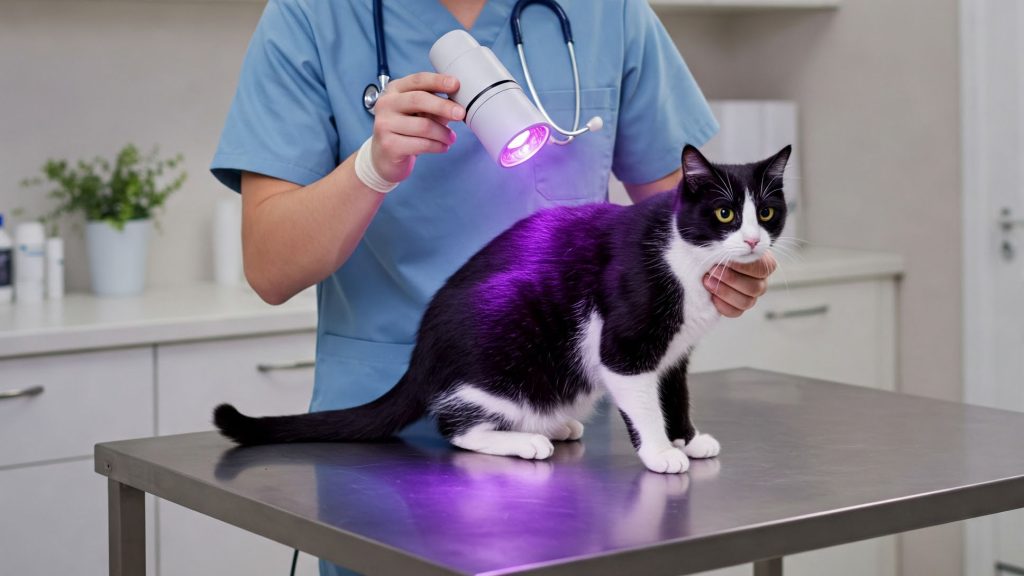 Woodlamp Hewan Cara Efektif Mendeteksi Masalah Kulit pada Hewan Peliharaan - Amovet